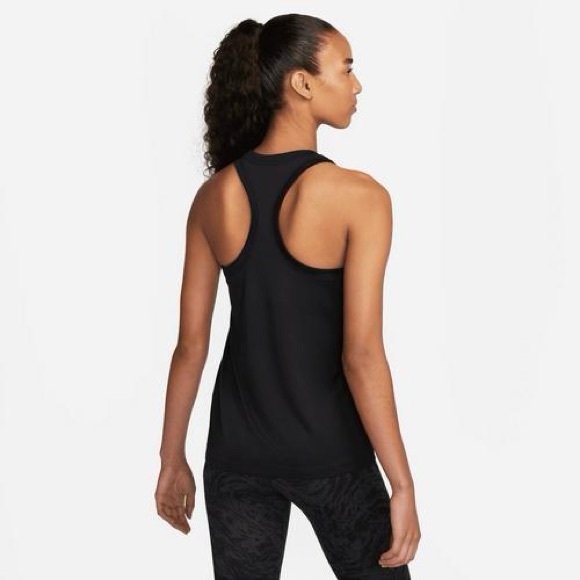 Nike Black Racerback Sleeveless Tank Top - Picture 2 of 2